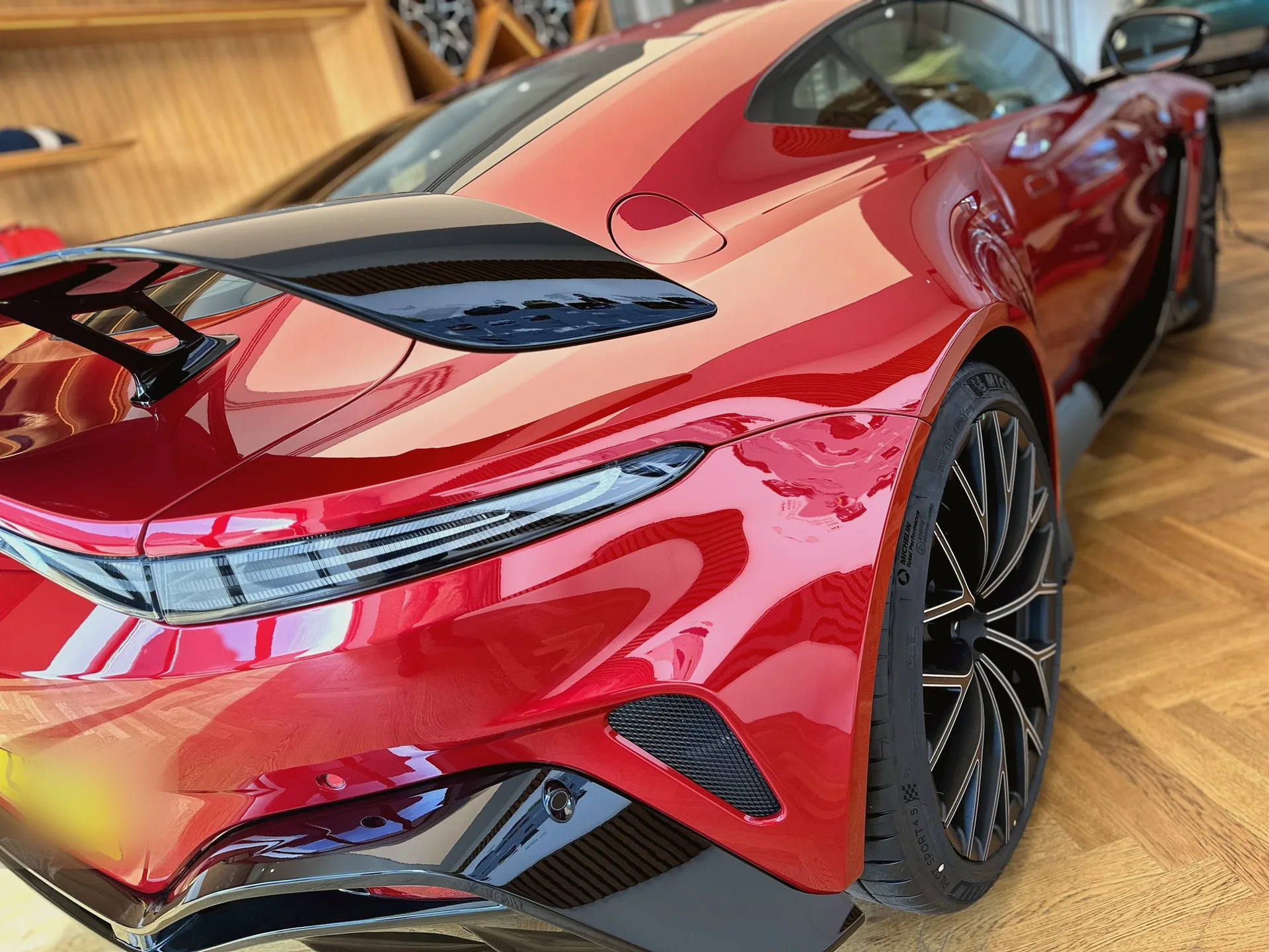 Vehicle in the detailing studio